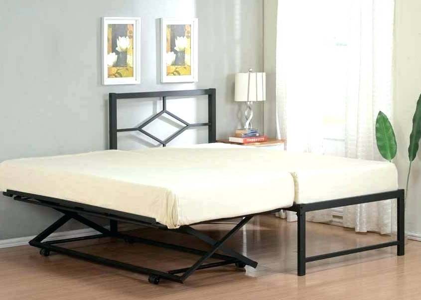 Twin Bed With Trundle That Raises On, Twin Xl Pop Up Trundle Bed Frame