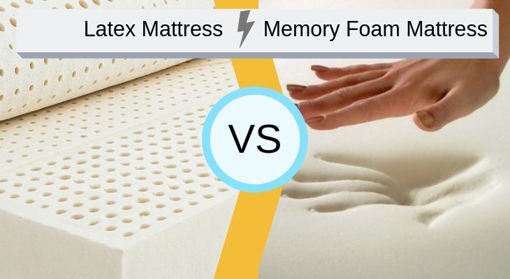 foam vs latex vd spring mattress